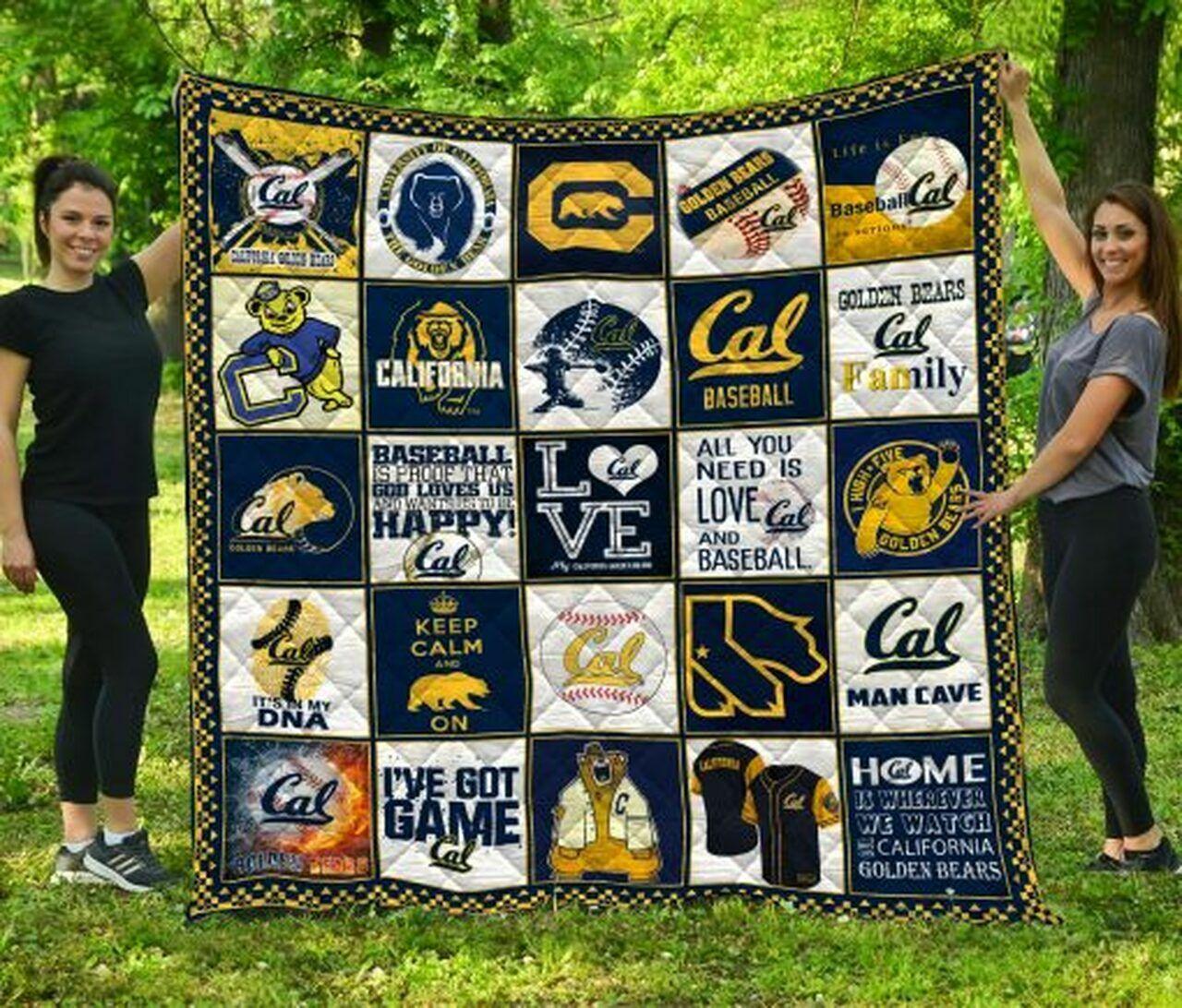 Ncaa California Golden B Quilt Blanket #615