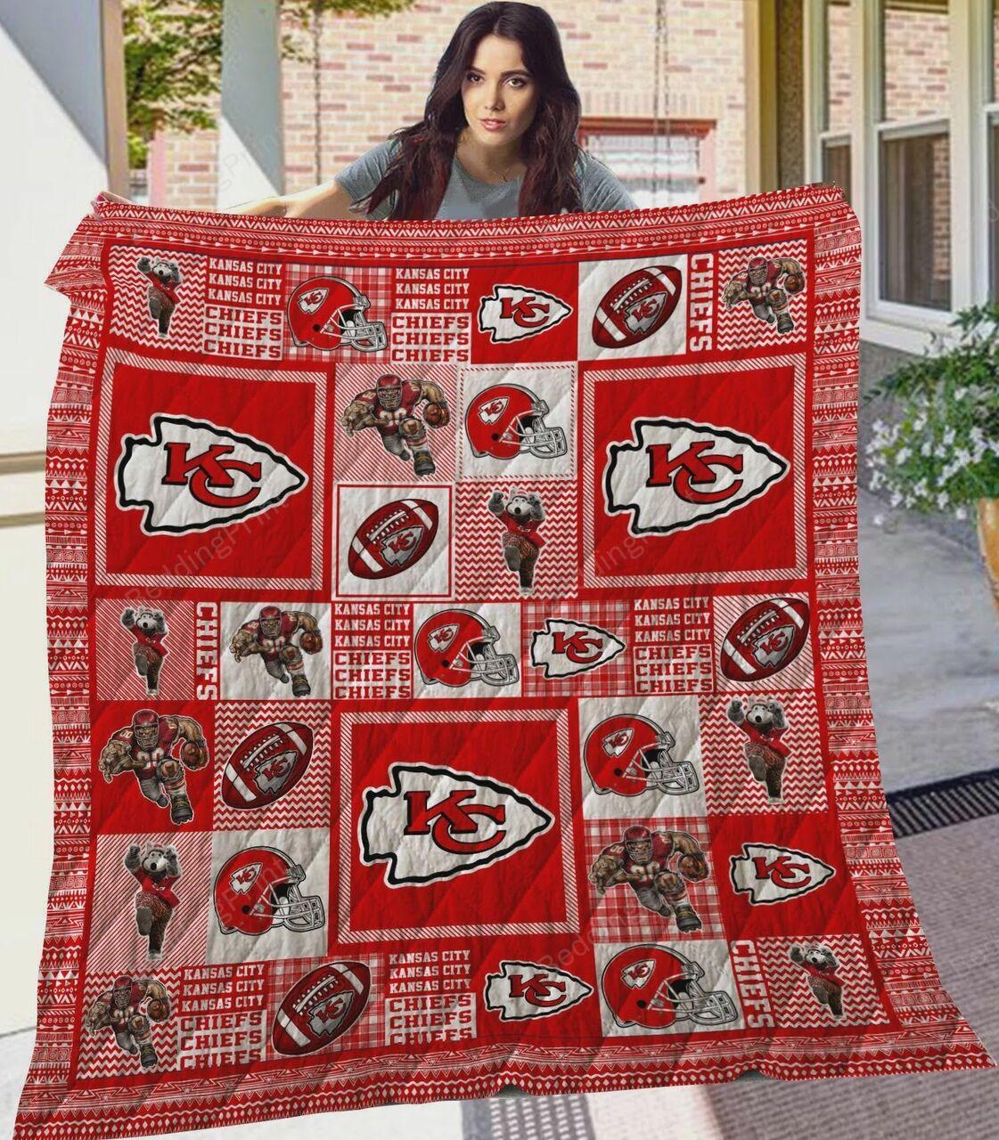 as City Ch Quilt Blanket 09 Nfl Football Family Fan Gift Idea For For Him For Her