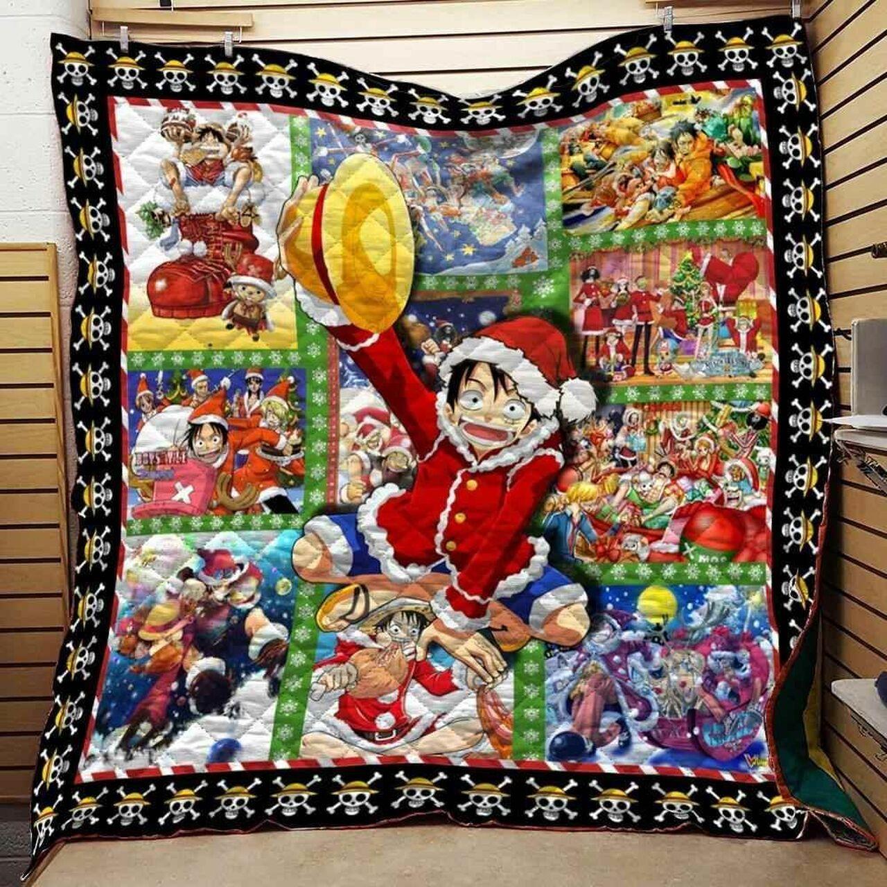 One Piece Luffy C Style Blanket Th1909 Quilt