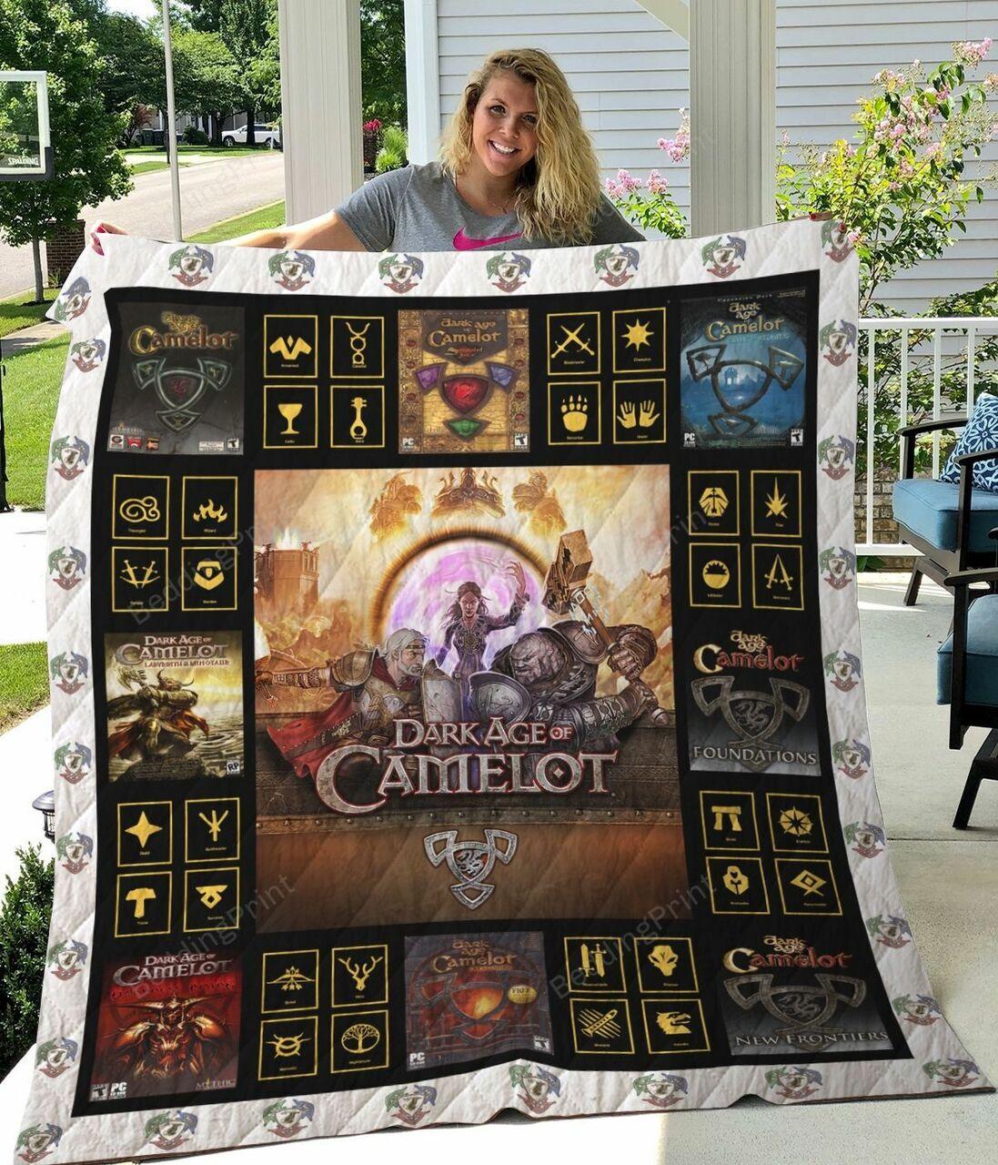 Dark Age Of Camelot Quilt Blanket Ver 1