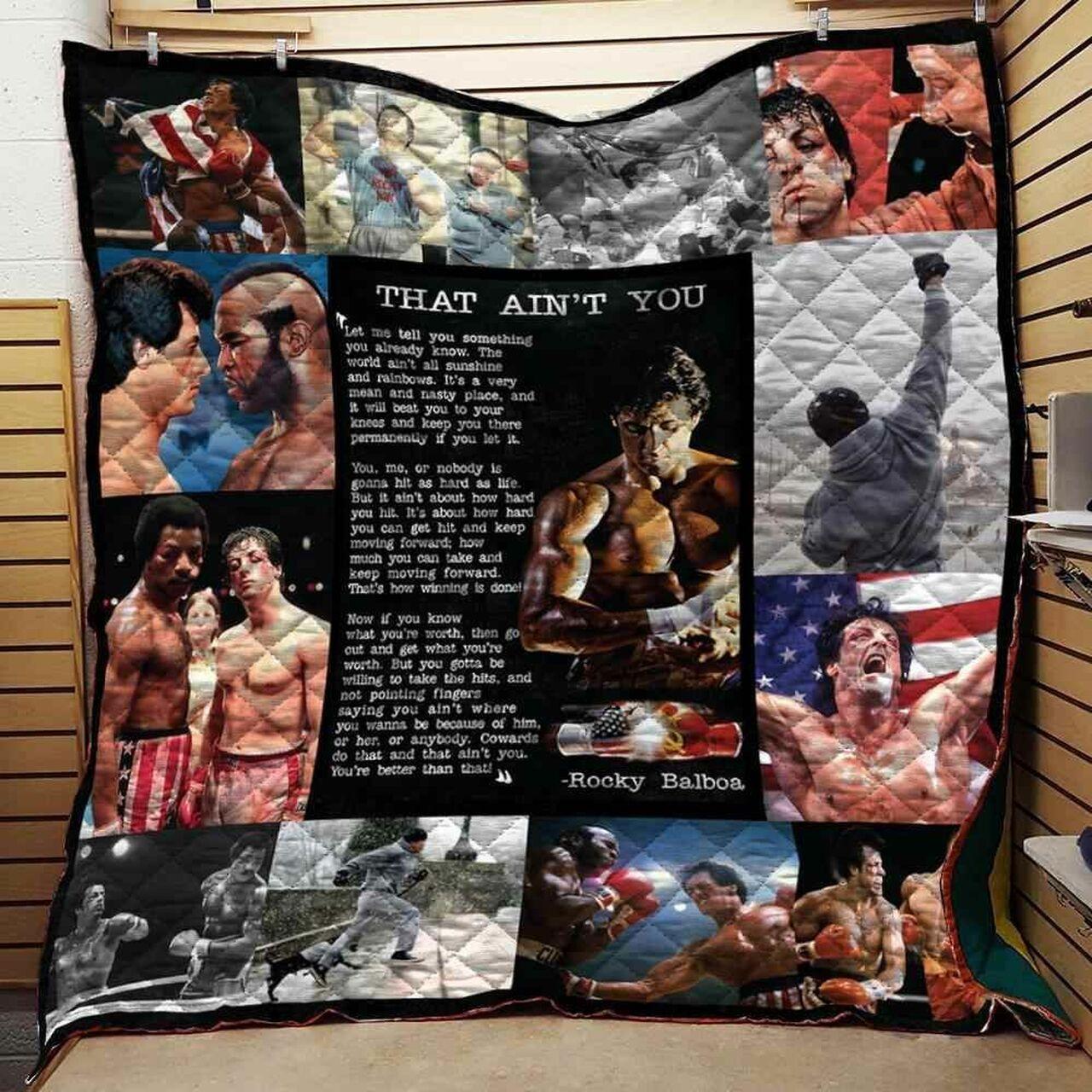 Rocky Balboa Blanket Th10072019 Quilt