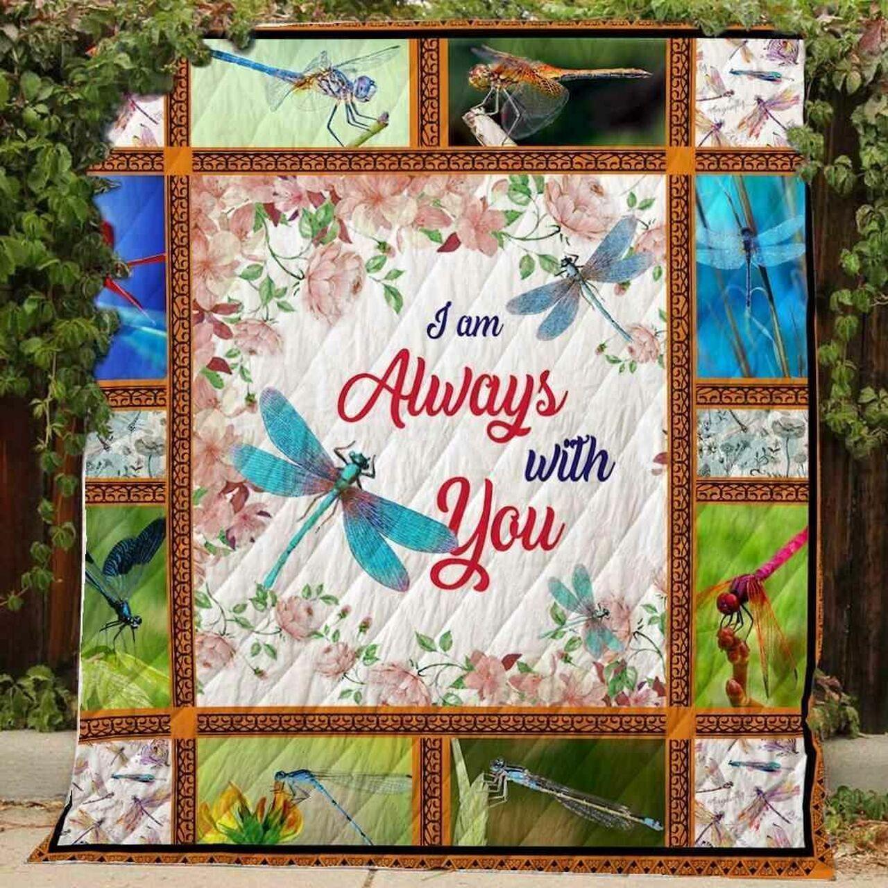 Dragonfly I Am Al With You Blanket Th0509 Quilt