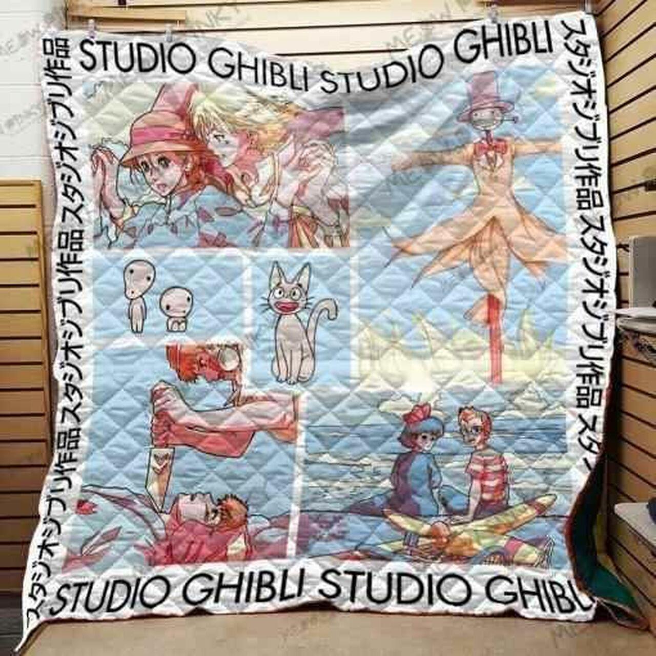 Ghibli Cou Retro Tone Blanket Th0907 Quilt