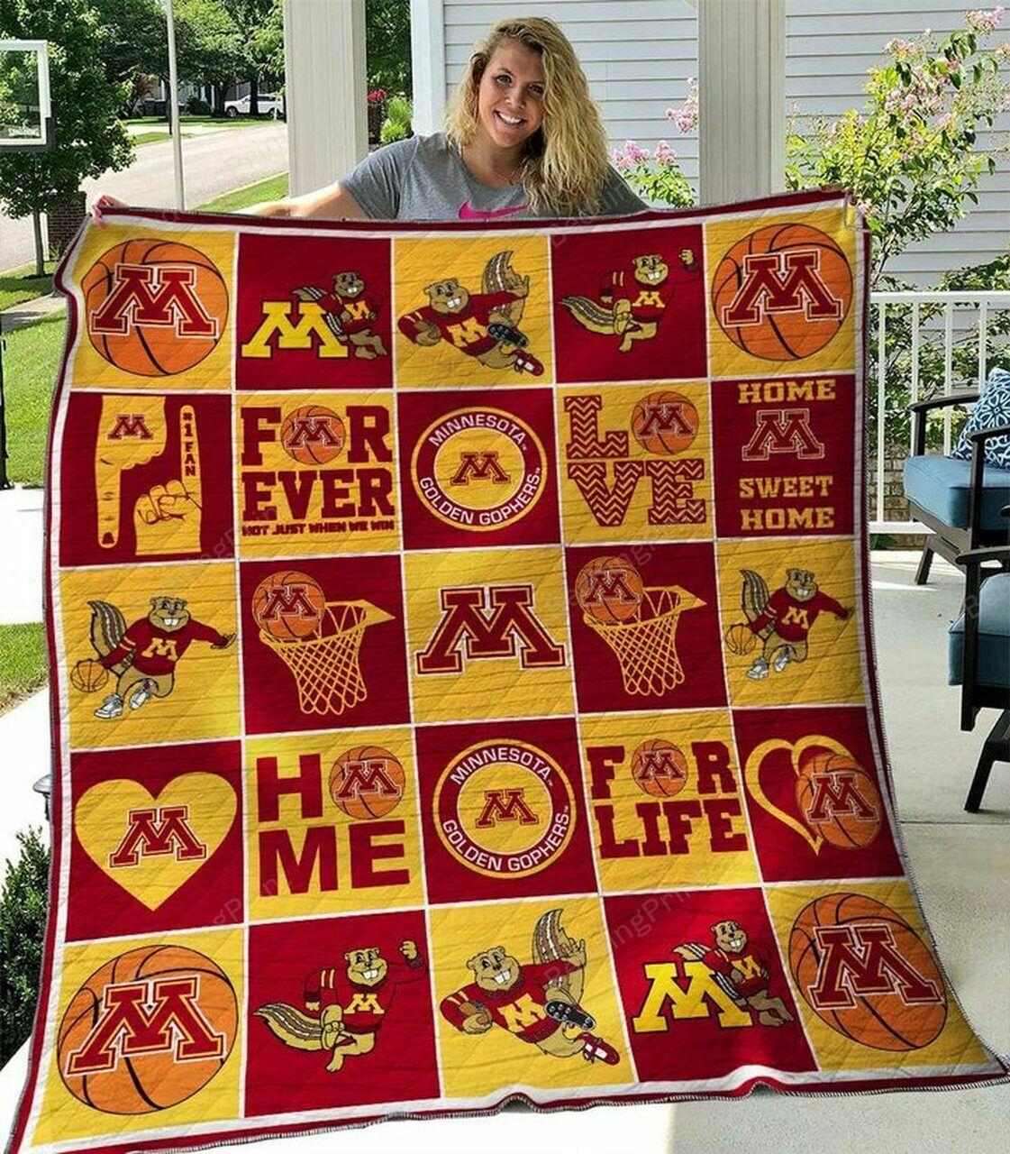 Ncaa Miota Golden Gop Quilt Blanket #475