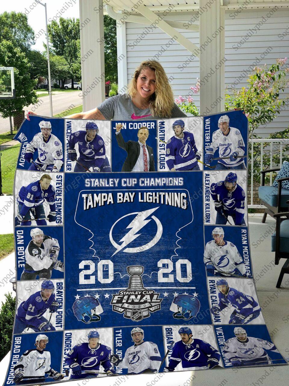 Tampa Bay Lightning Champ Quilt Blanket