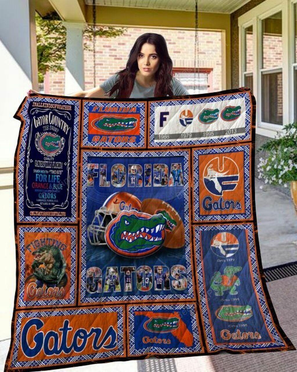 Ncaa Florida Ga Quilt Blanket #826