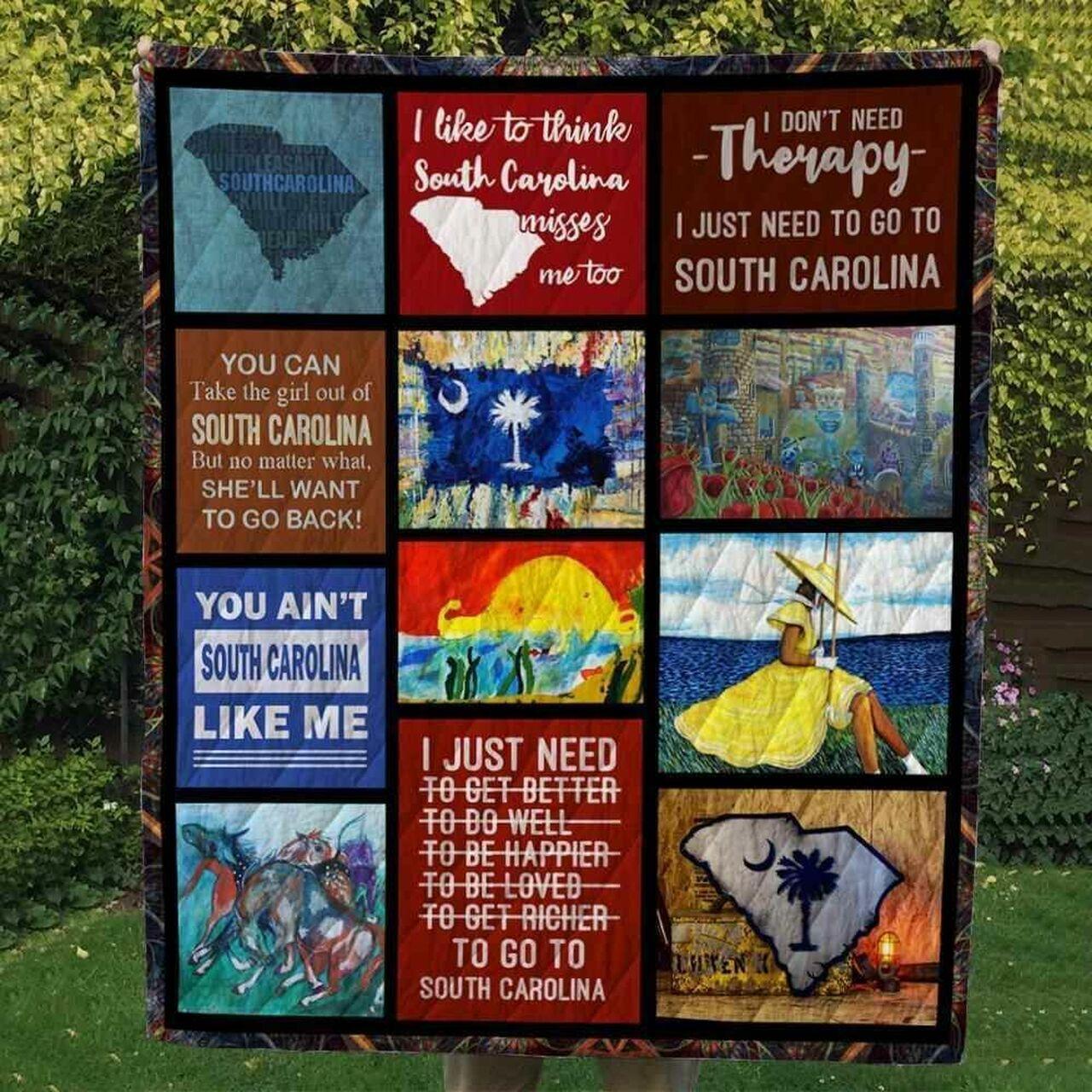 South Carolina Blanket Th0807 Quilt