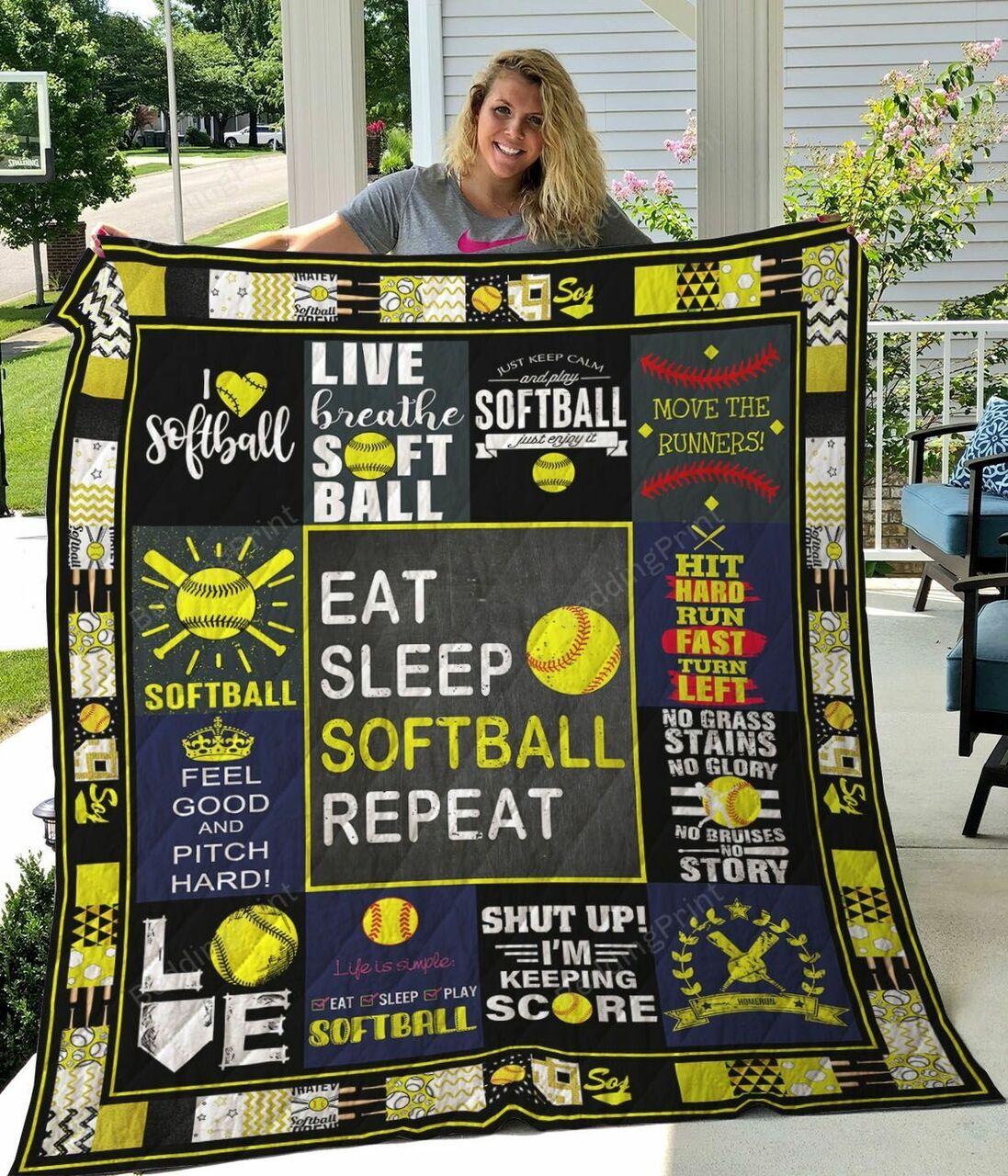 Eleoftball Repeat Quilt Blanket Greattomized Blanket G For Birthday C Thgiving