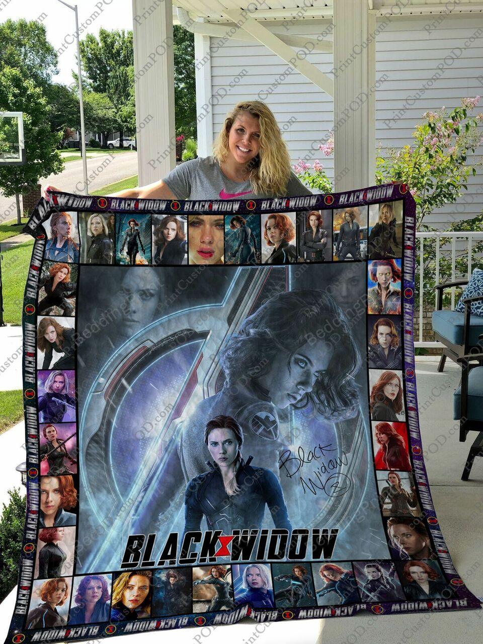 Marvel Black Widow Quilt Blankett G For Birthday
