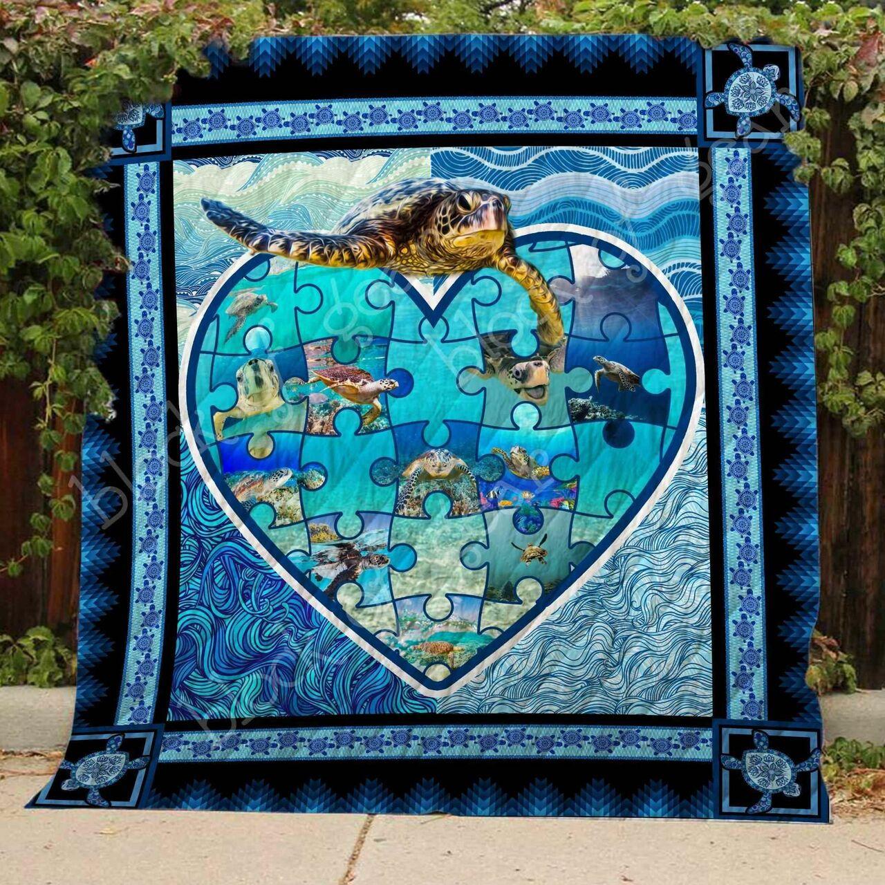 Turtle Blanket Kc1807 Quilt