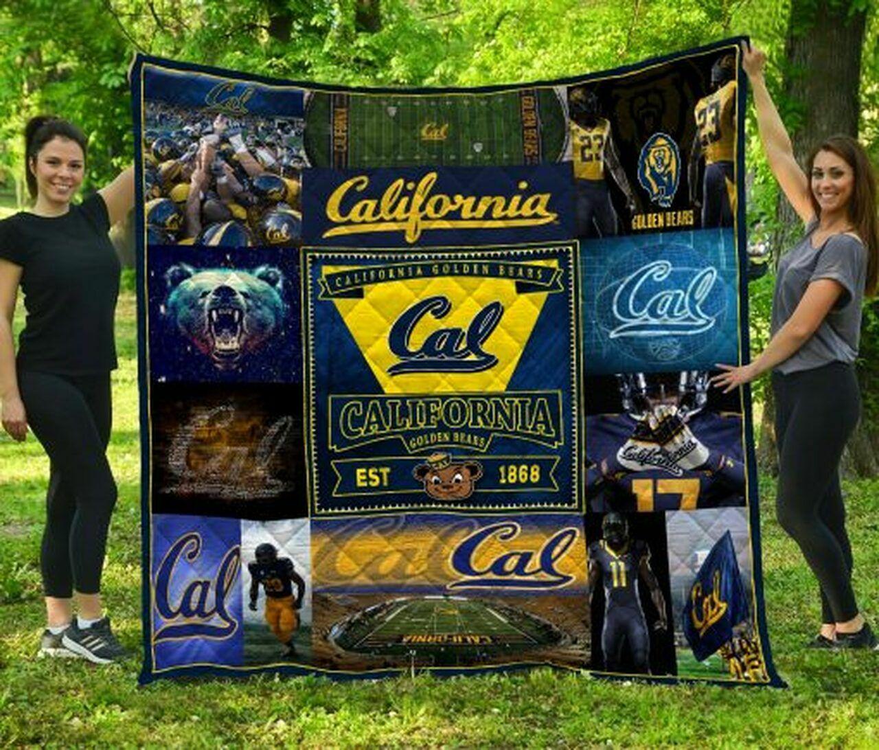 Ncaa California Golden B Quilt Blanket #613