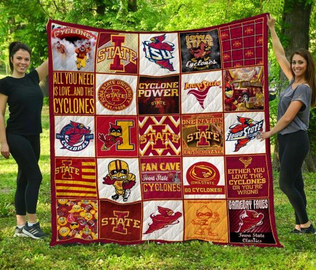 Ncaa Iotate Cycl Quilt Blanket #294