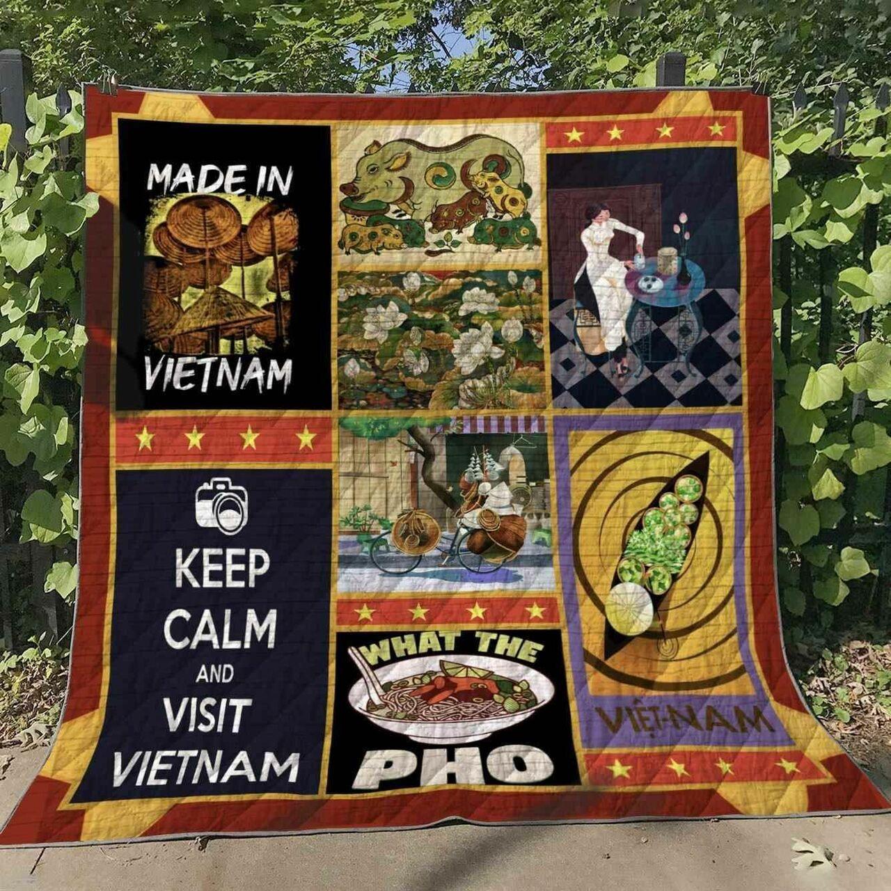 Keep Calm Andit Vietnam Blanket Th2906 Quilt