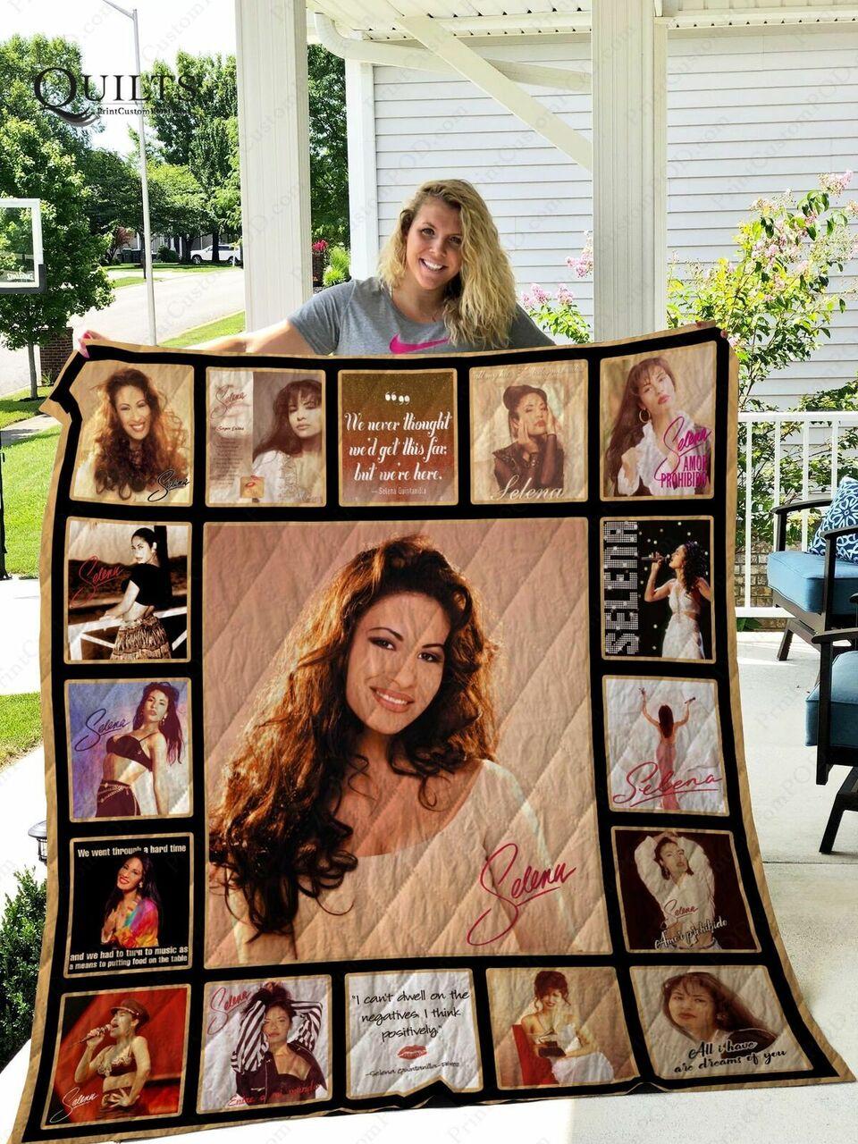 Selena Quintanilla Quilt Blanket For Birthday C Thgiving