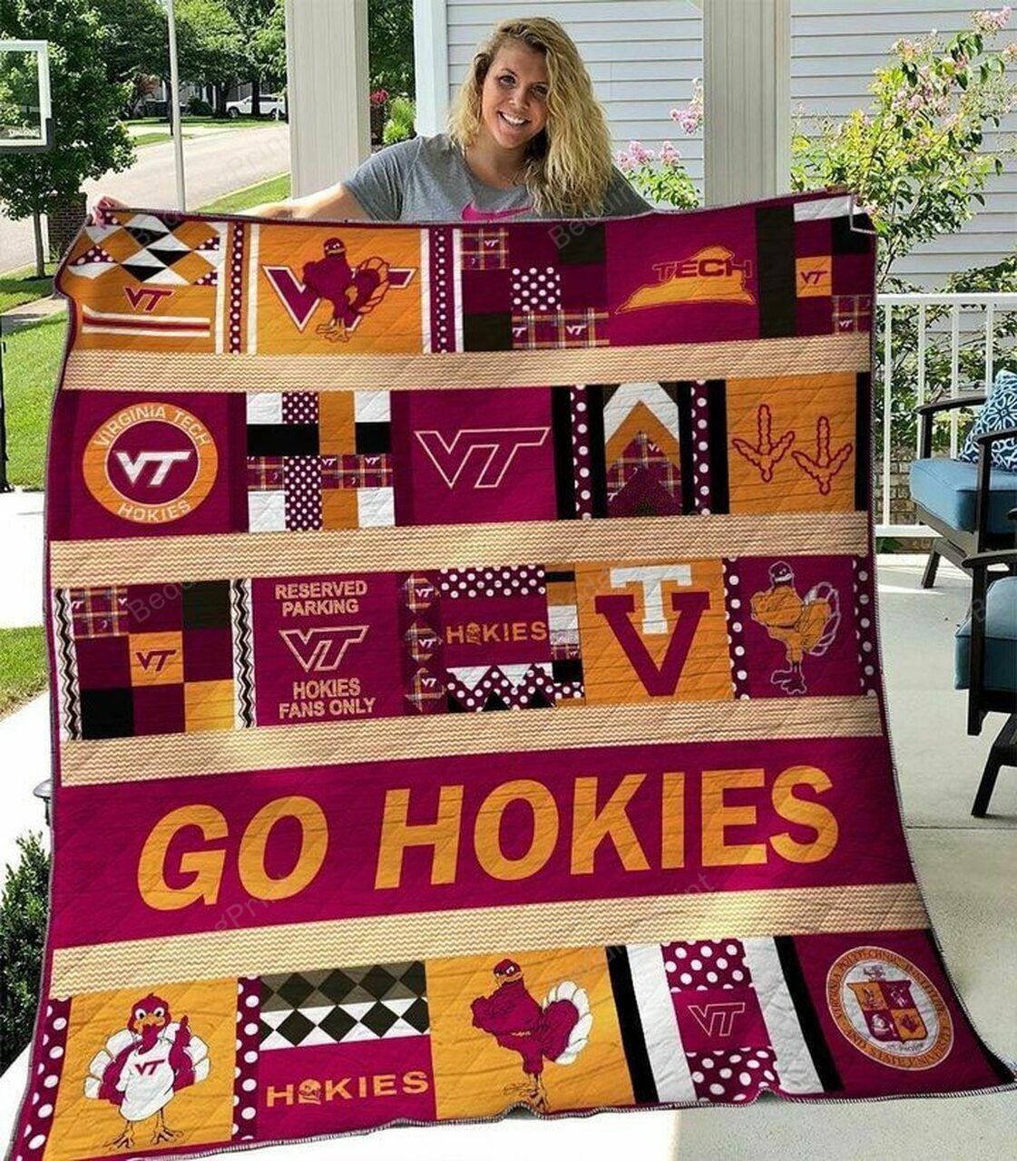 Ncaa Virginia Tech Ho Quilt Blanket #260
