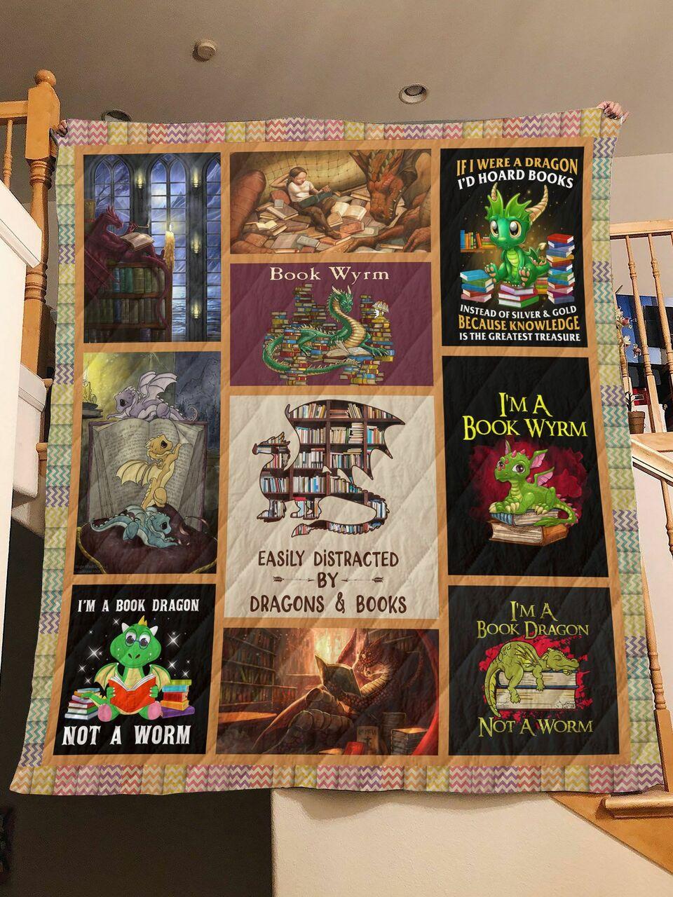 Easilytracted By Dra And B Quilt Blanket Greattomized Blanket G For Birthday C Thgiving