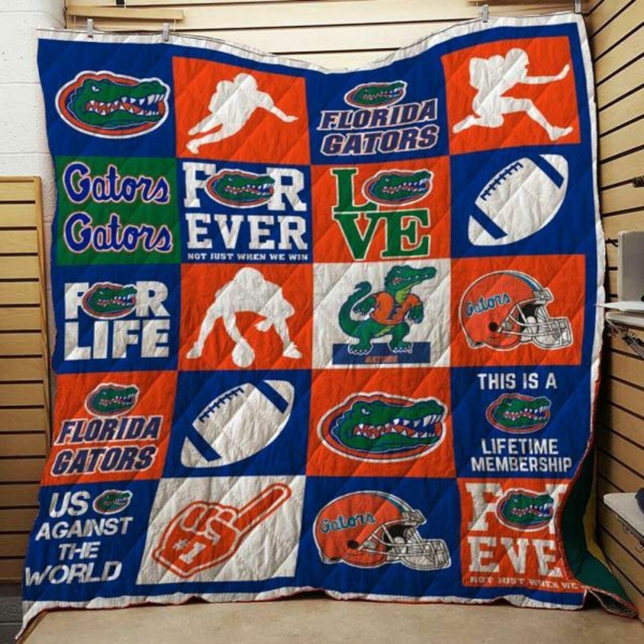 Ncaa Florida Ga Quilt Blanket #814
