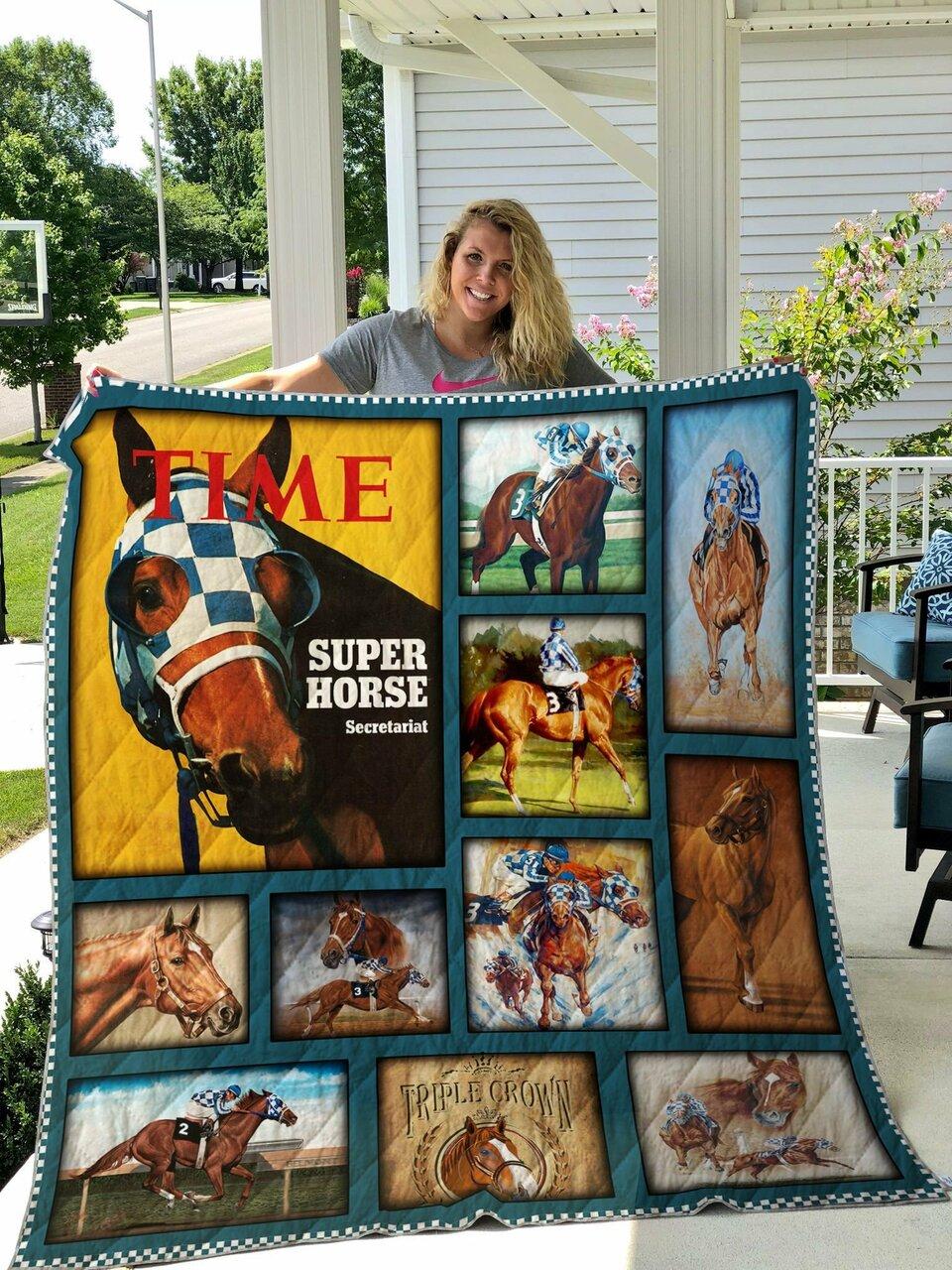 Secretariat Quilt Blanket