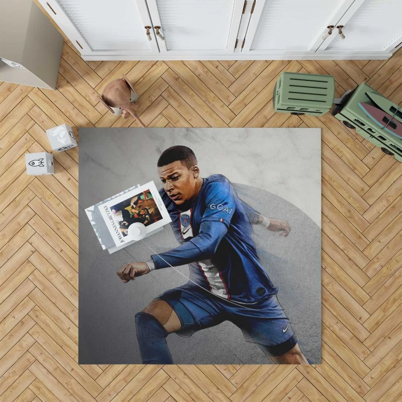 Fifa 23 Kylian Mbappe Psg Football Rug