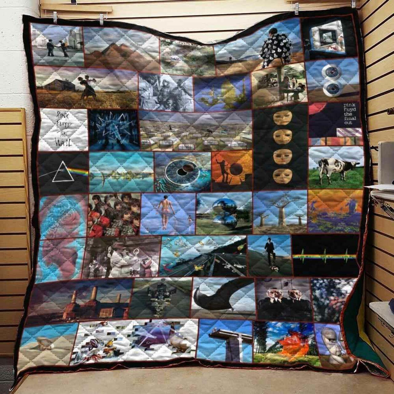 Pink Floyd Collage Blanket Th0907 Quilt