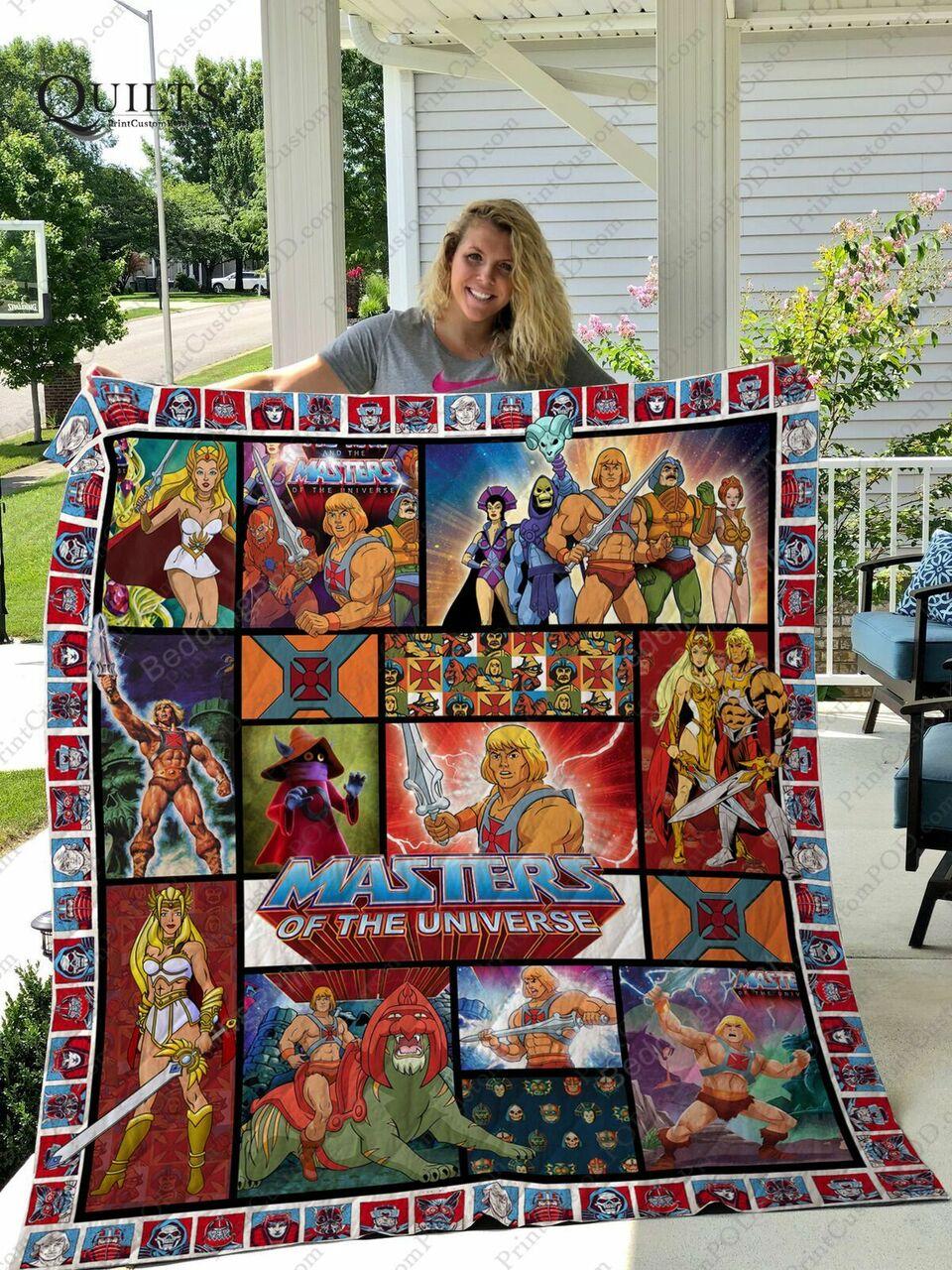 He-Man & Of The Unie Quilt Blanket For Birthday C She-Ra