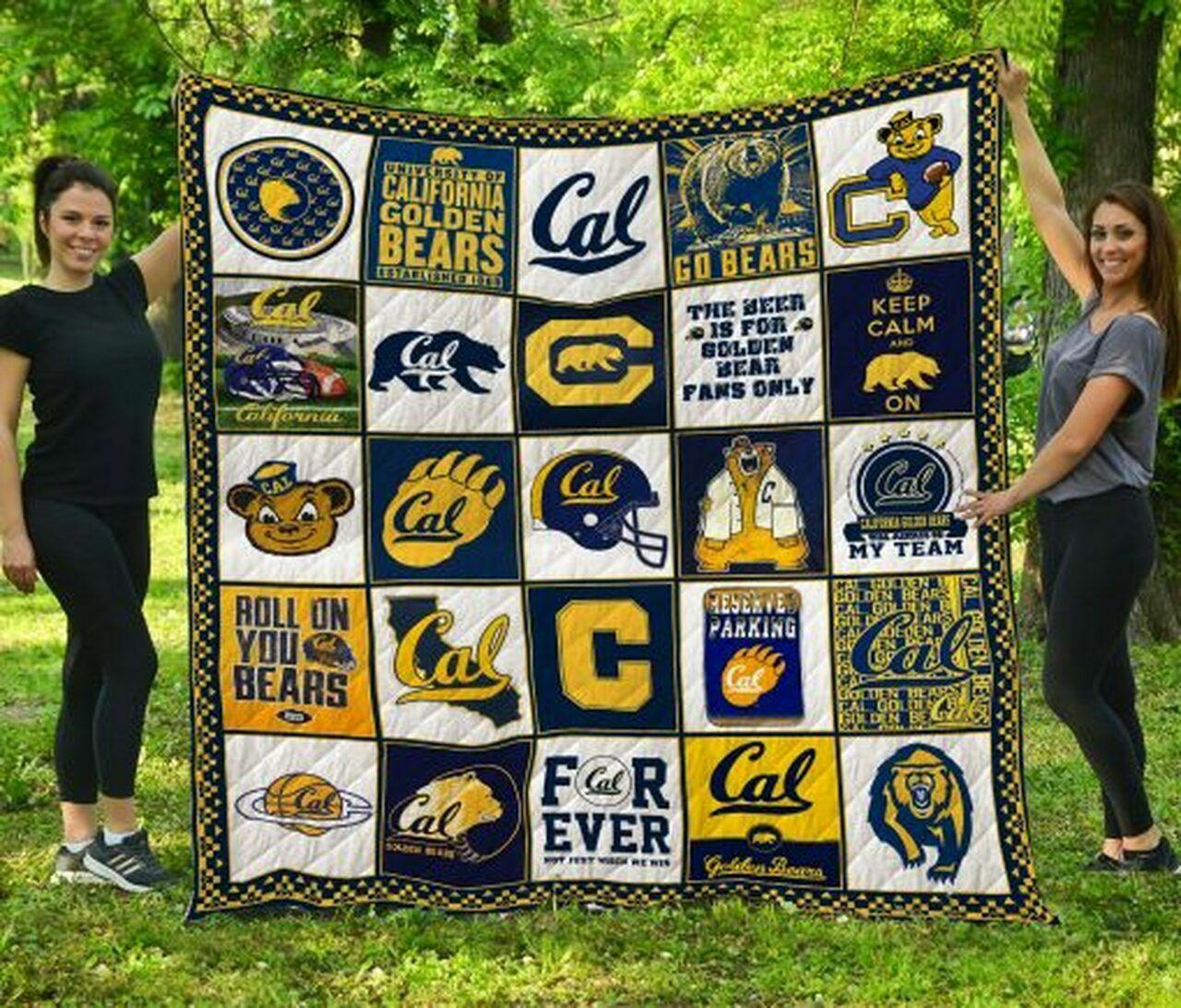 Ncaa California Golden B Quilt Blanket #619