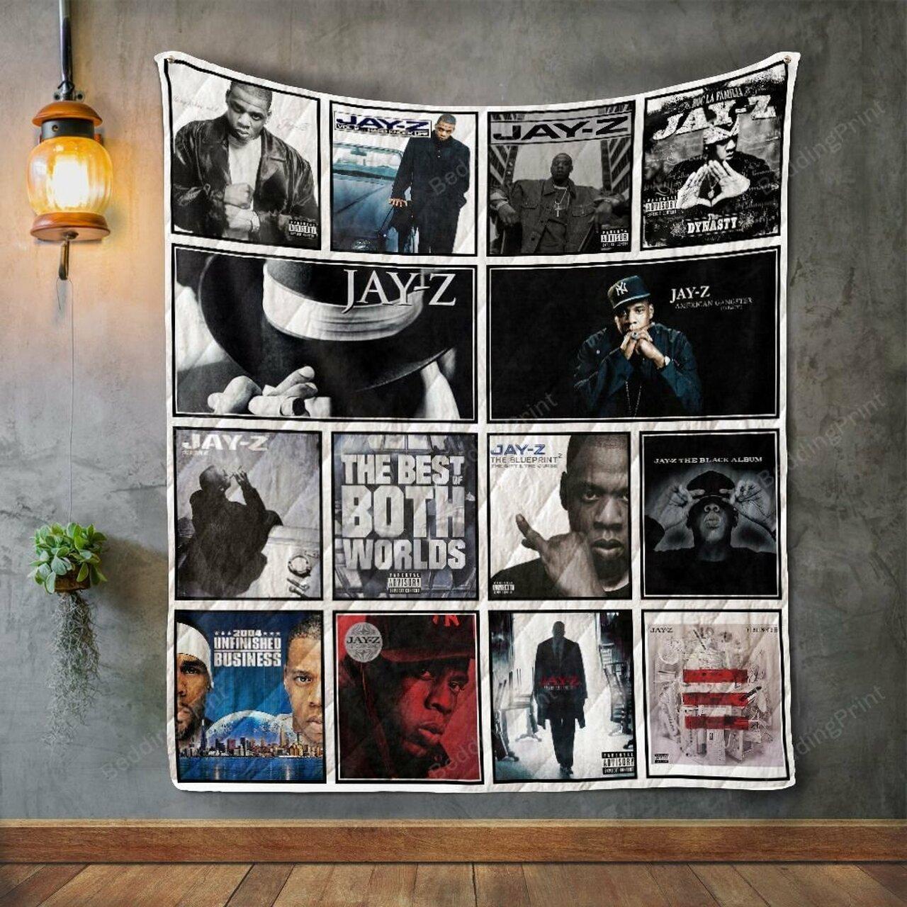 Jay-Z Album Co Quilt Blanket