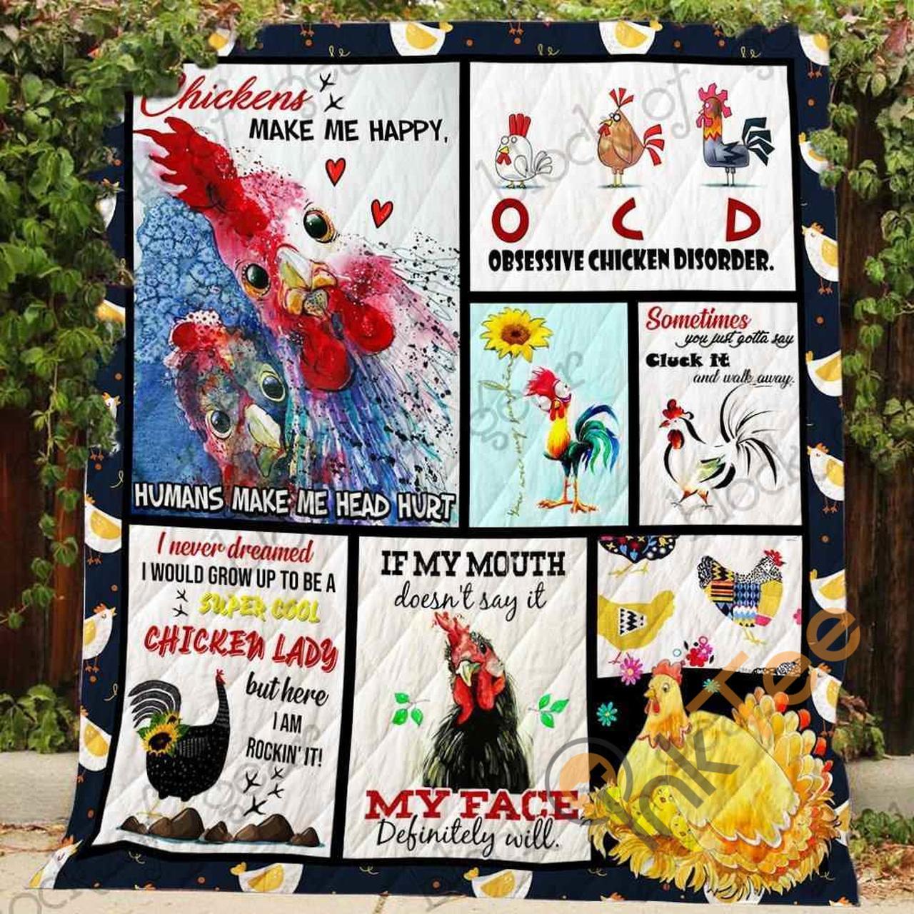Chic Make Me Happy Blanket KC1807 Quilt