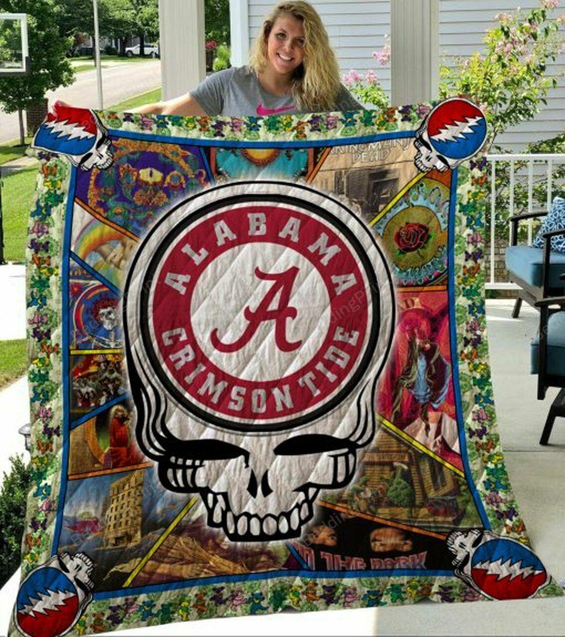 Ncaa Alabama Con Tide Quilt Blanket #739