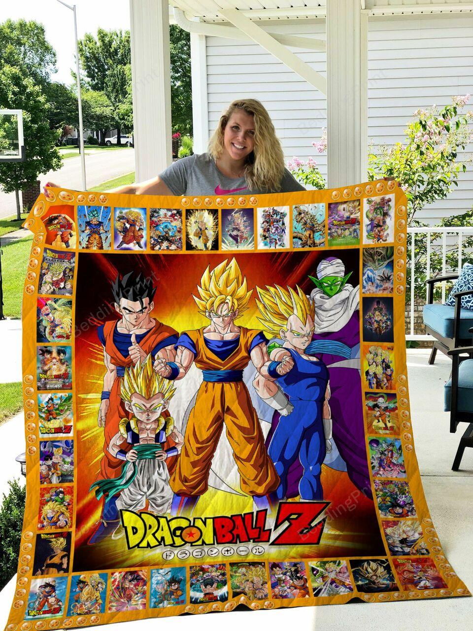 Dragon Ball Z Quilt Blanket