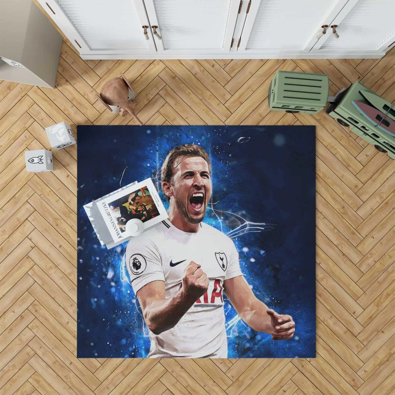Premier League Player Harry Edward Kane Rug