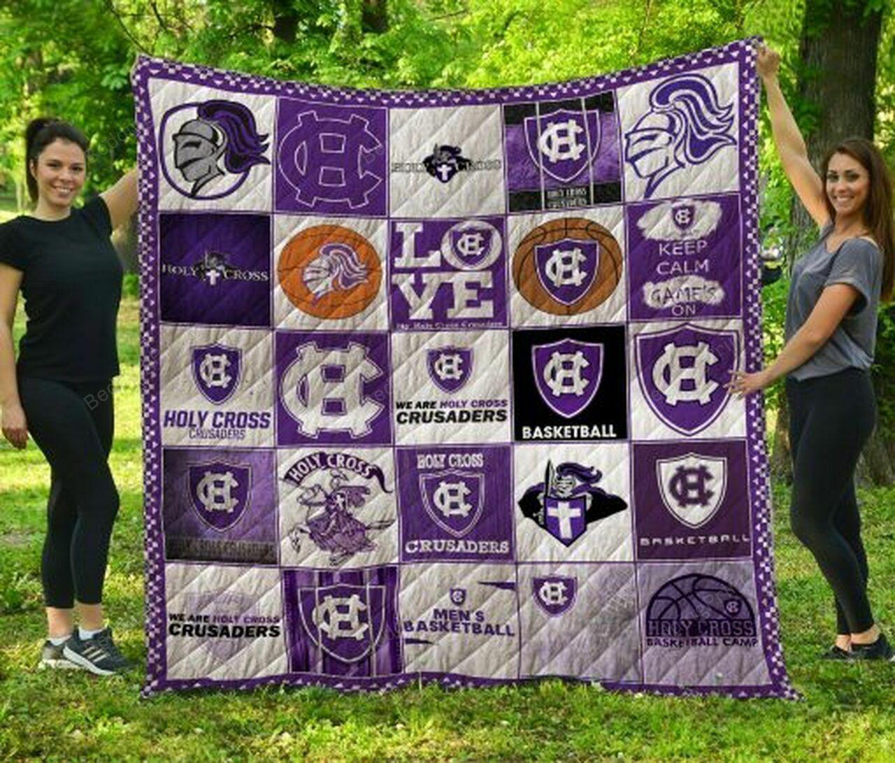 Ncaa Holy s a Quilt Blanket #1555