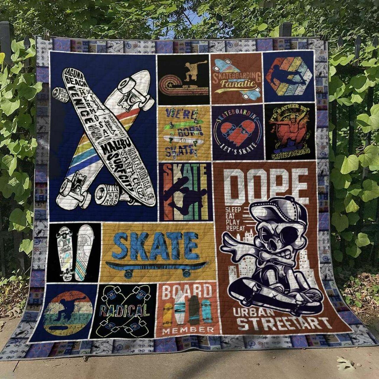 Skateboarding Tn220511 Quilt Blanket