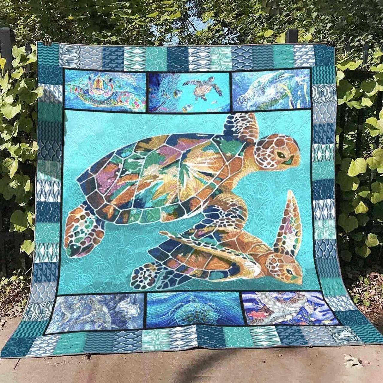 Turtle Ver38 Blanket Th1507 Quilt