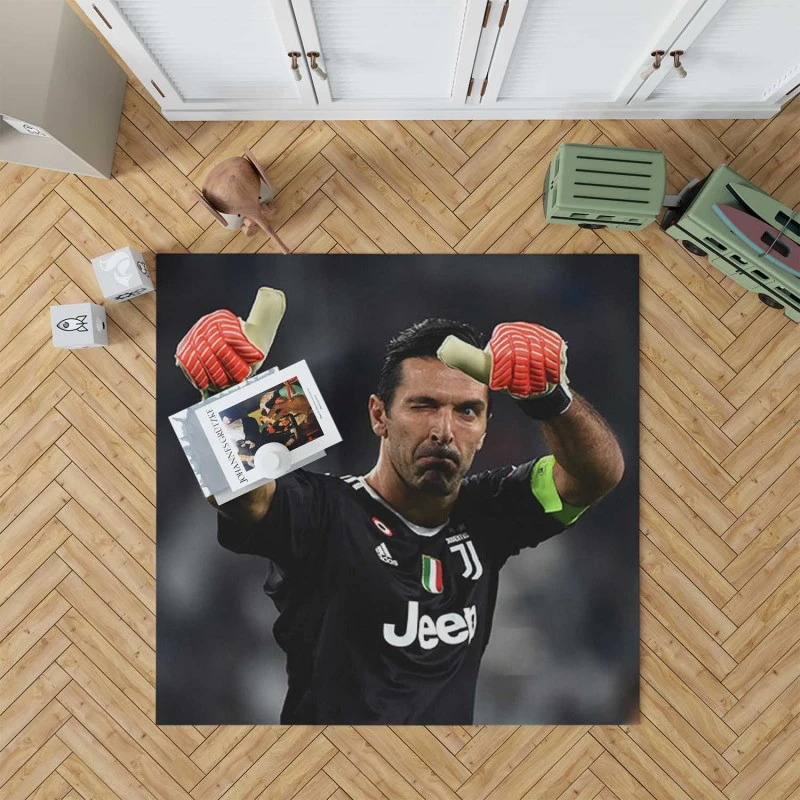 Gianluigi Buffon Excellent Juventus Goalkeeper Rug