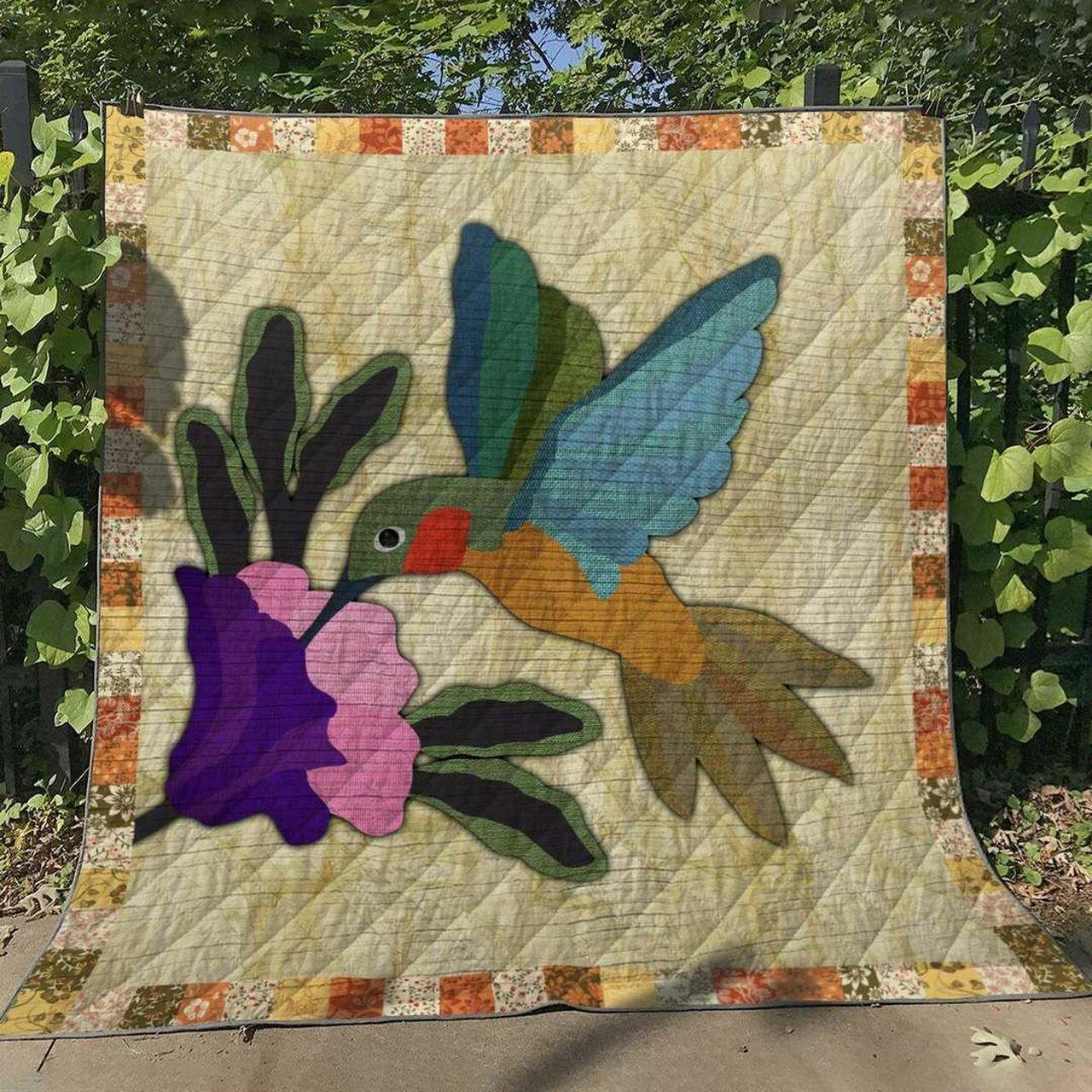 Hummingbird Ml270517 Quilt Blanket
