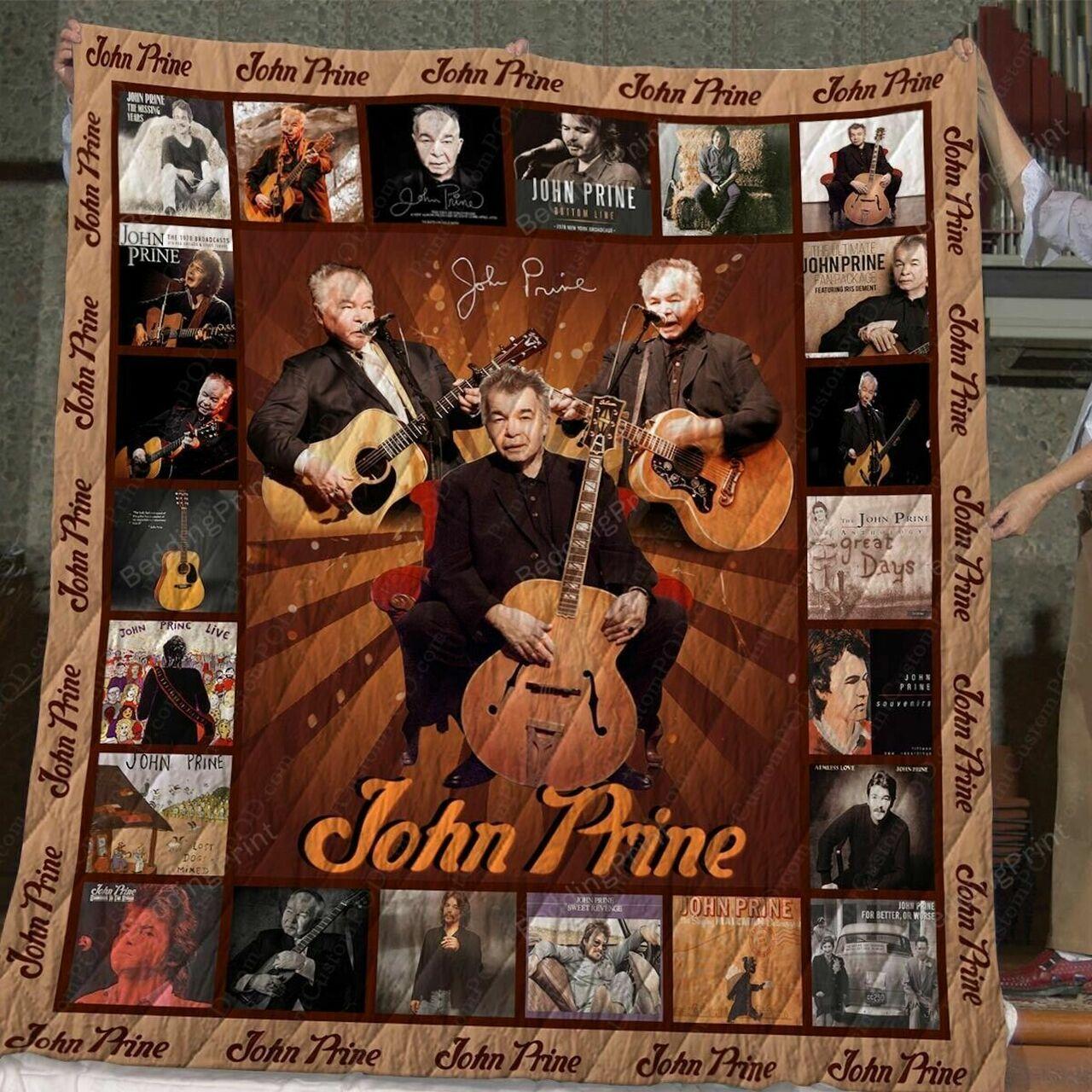 John Prine Quilt Blanket G For Birthday Cic G