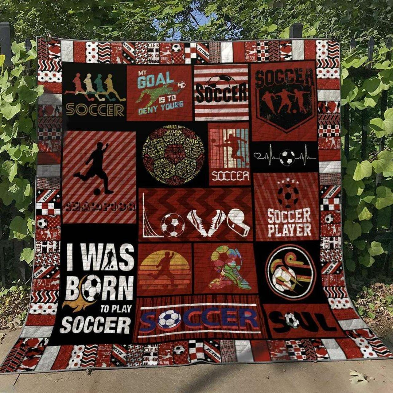 Soccer Vm270525 Quilt Blanket
