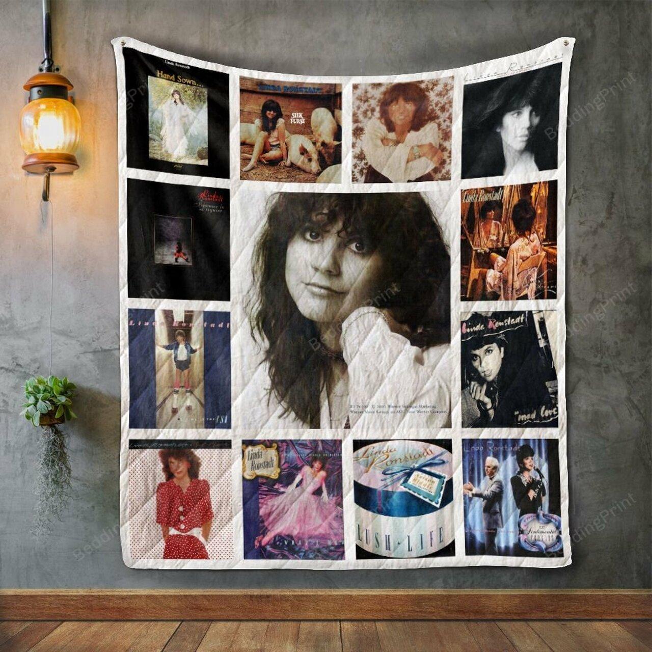 Linda tadt Album Co Quilt Blanket