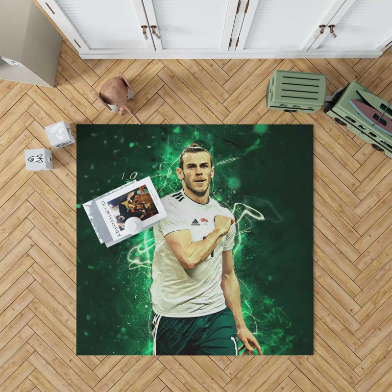 Gareth Frank Bale Wales Football Player Rug