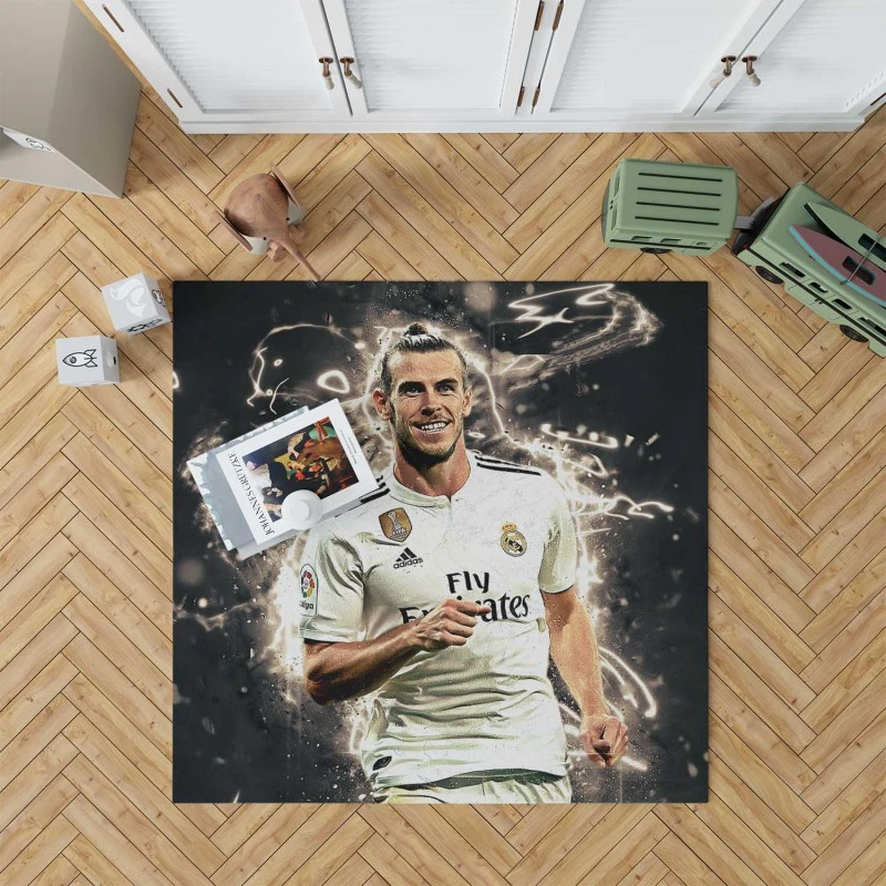 Gareth Frank Bale Real Madrid Football Player Rug