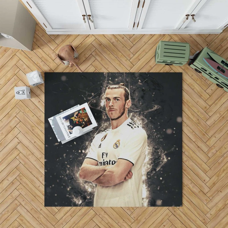 Gareth Frank Bale Real Madrid Soccer Player Rug