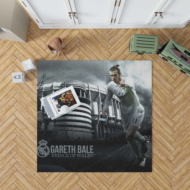 Gareth Bale Real Madrd Club World Cup Soccer Player Rug