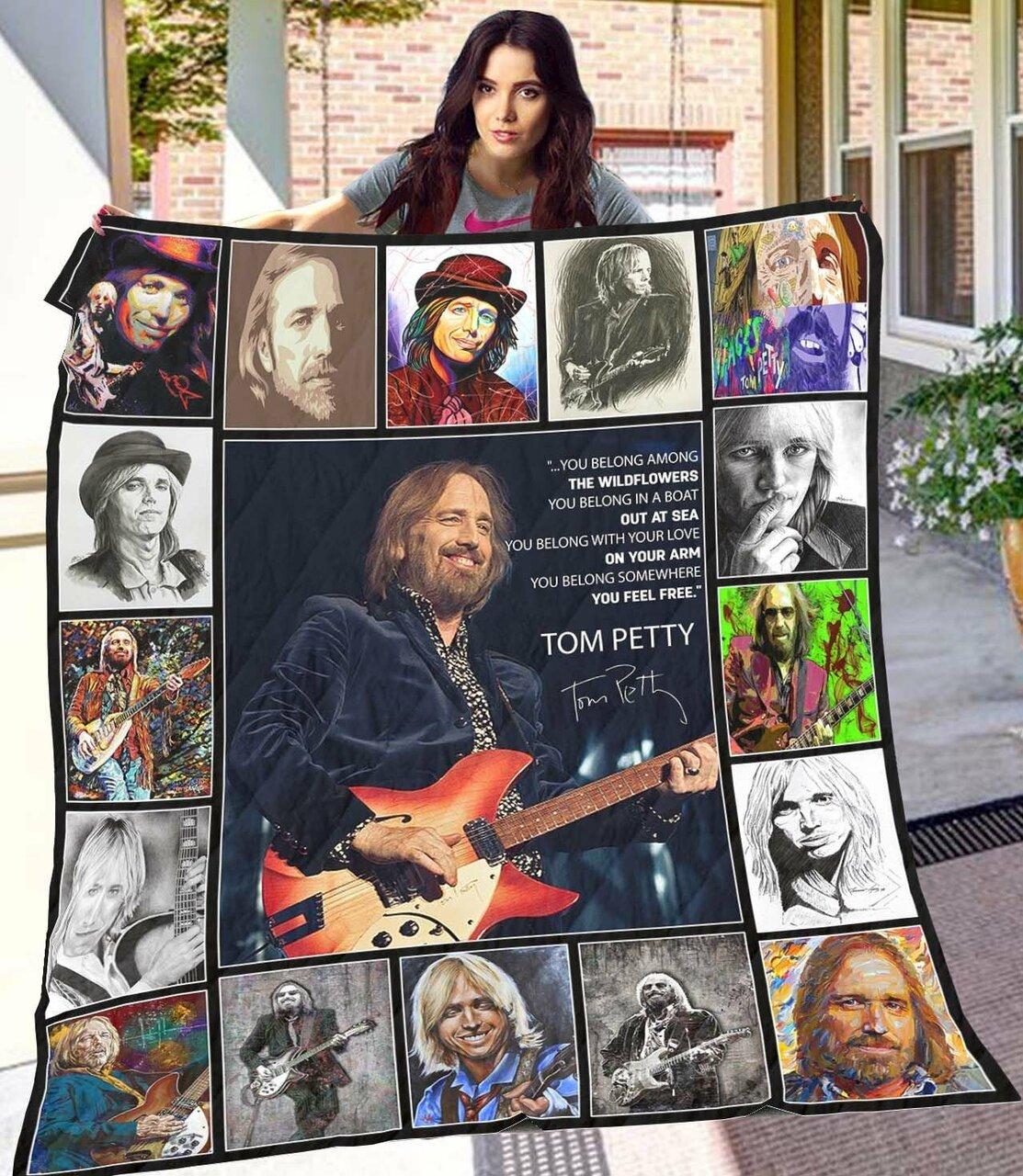 Tom Petty Quilt-Blanket
