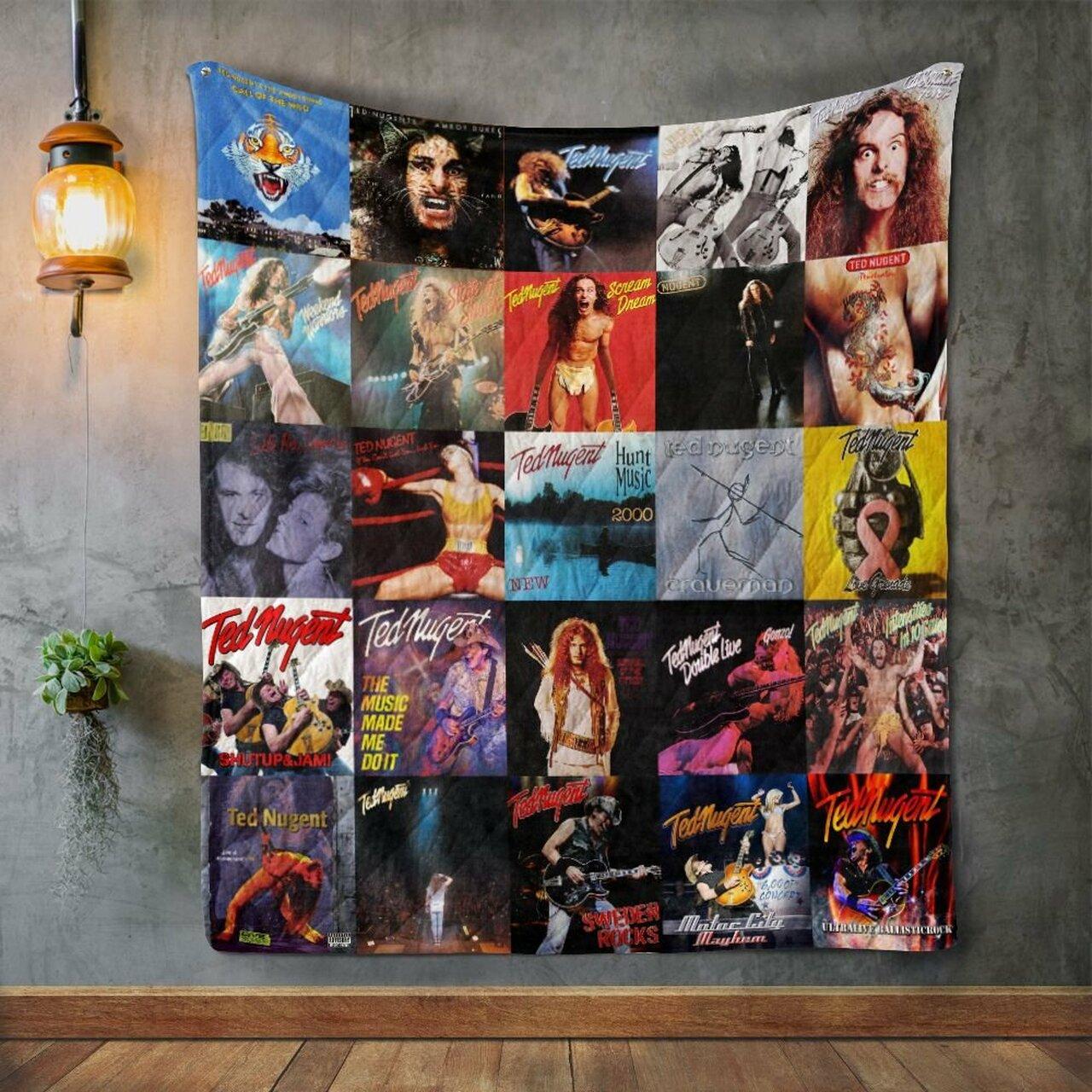 Ted Nugeyle 3 Quilt Blanket