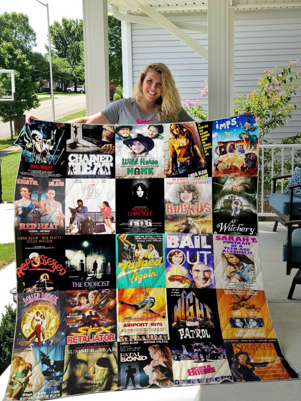Linda Blair Quilt Blanket