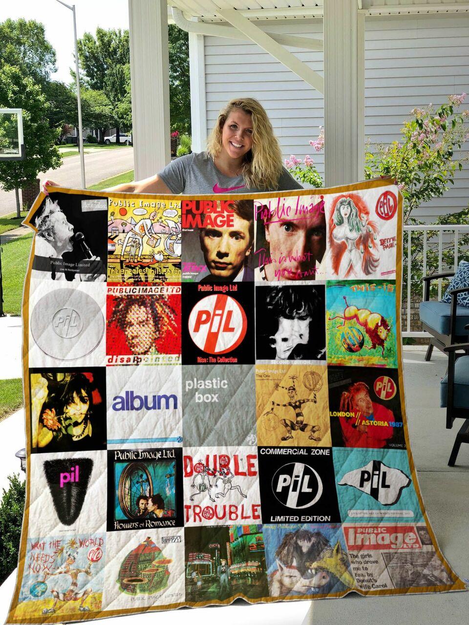 Public Image Limited Quilt Blanket