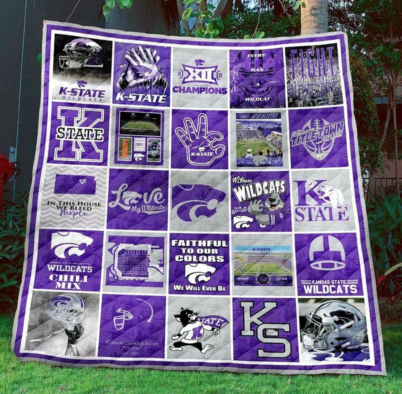 Ncaa tate Wild Quilt Blanket #335