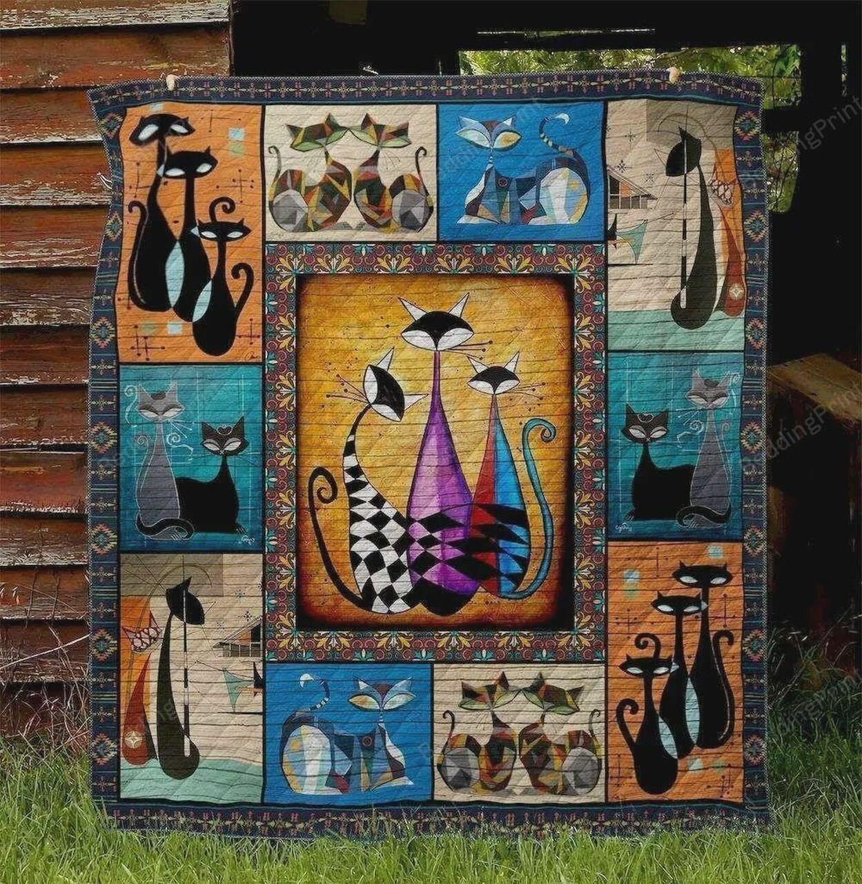 Cat Quilt Blanket Greattomized Blanket G For Birthday C Thgiving