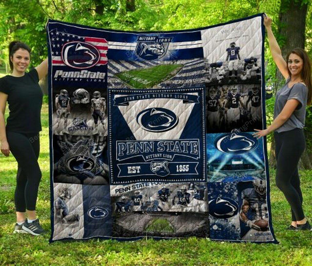 Ncaa Petate Nittany L Quilt Blanket #540